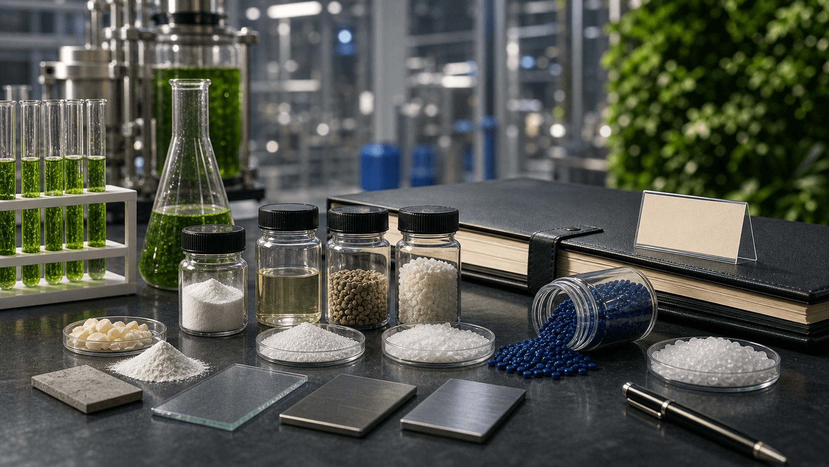 Lab and materials bench for specialty chemicals, patents, ingredients and industrial biotech process news